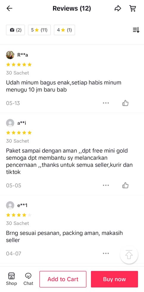 Testi Shopee