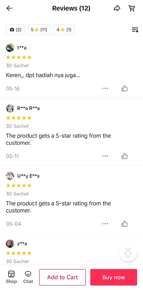 Testi Shopee