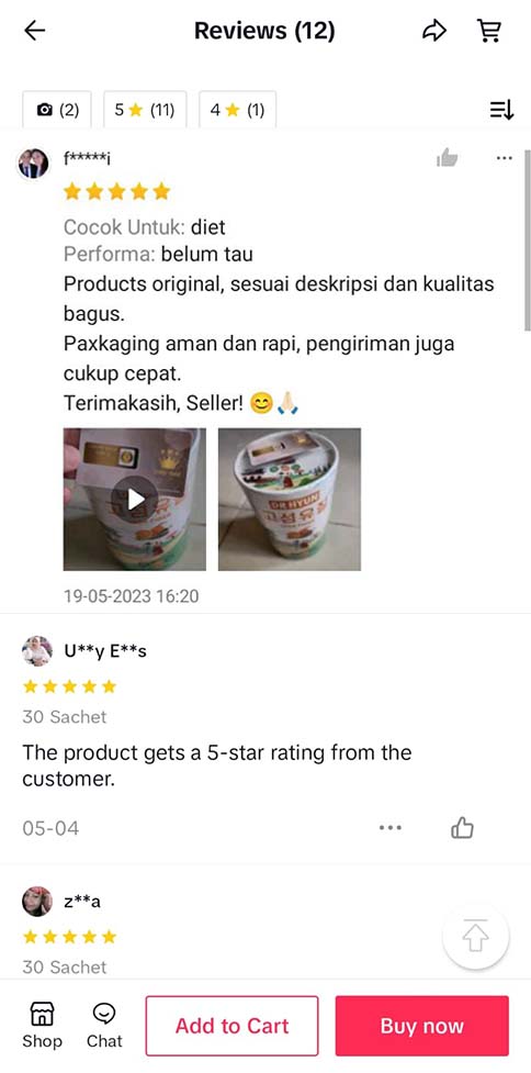 Testi Shopee