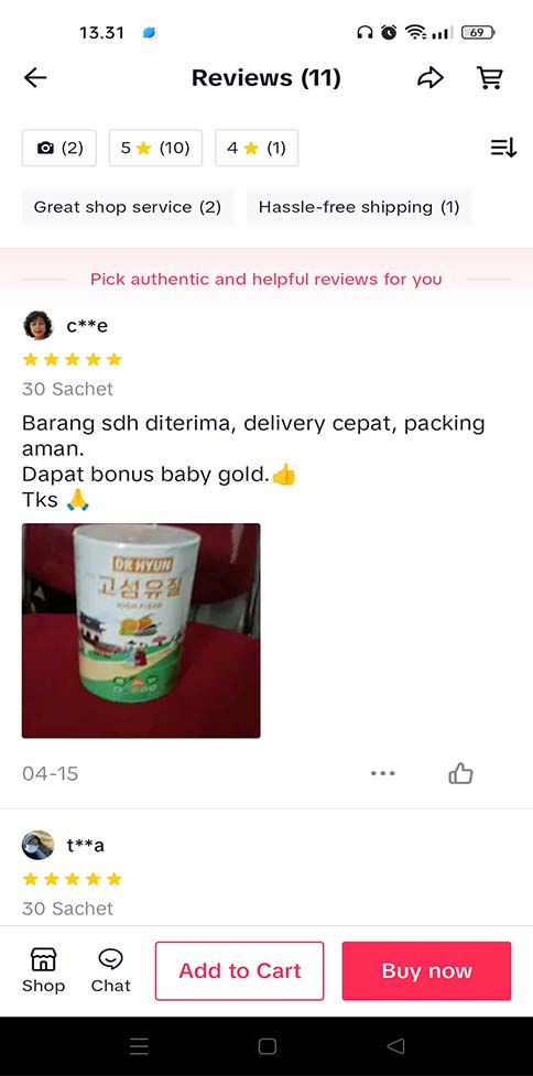 Testi Tiktok